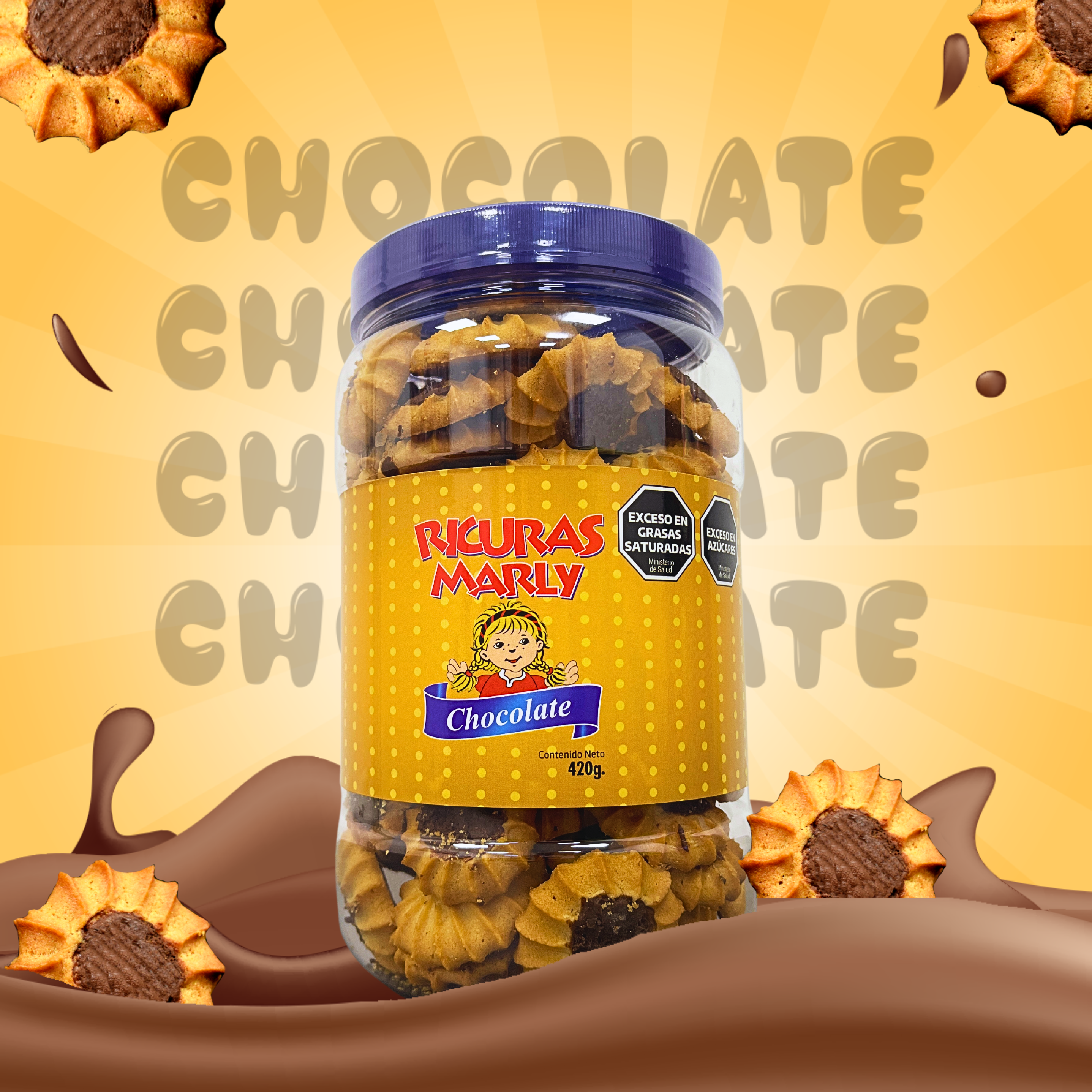 Tarro Mediano - Galleta Chocolate